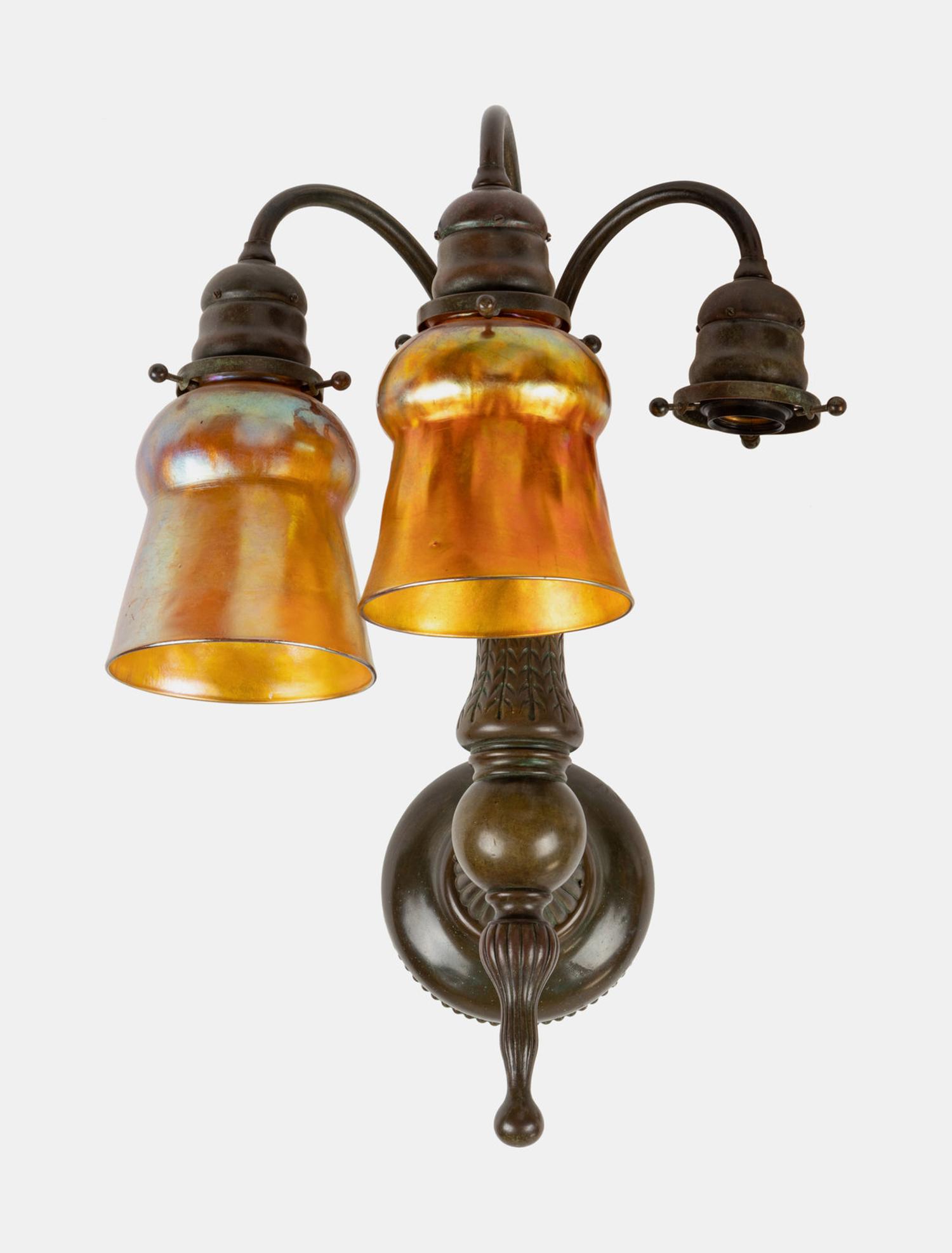 Pair of Three-Light Sconces