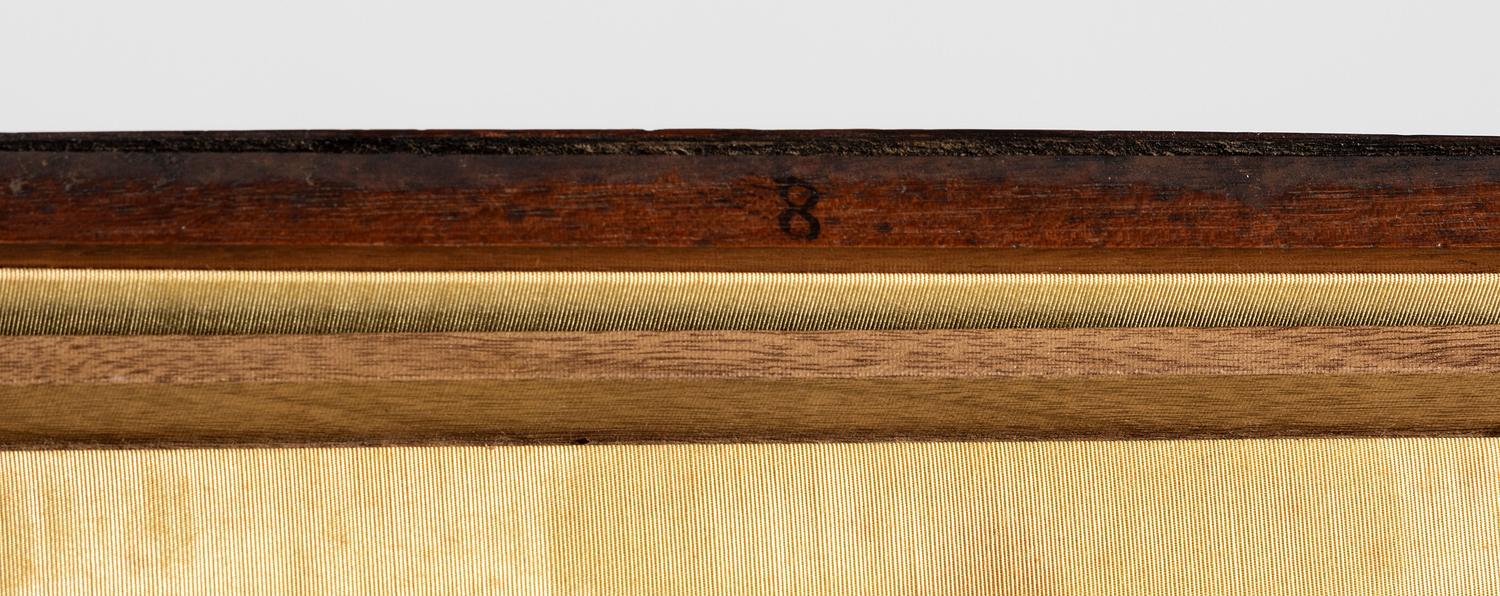 A Regency Rosewood Wellington Collector's Cabinet