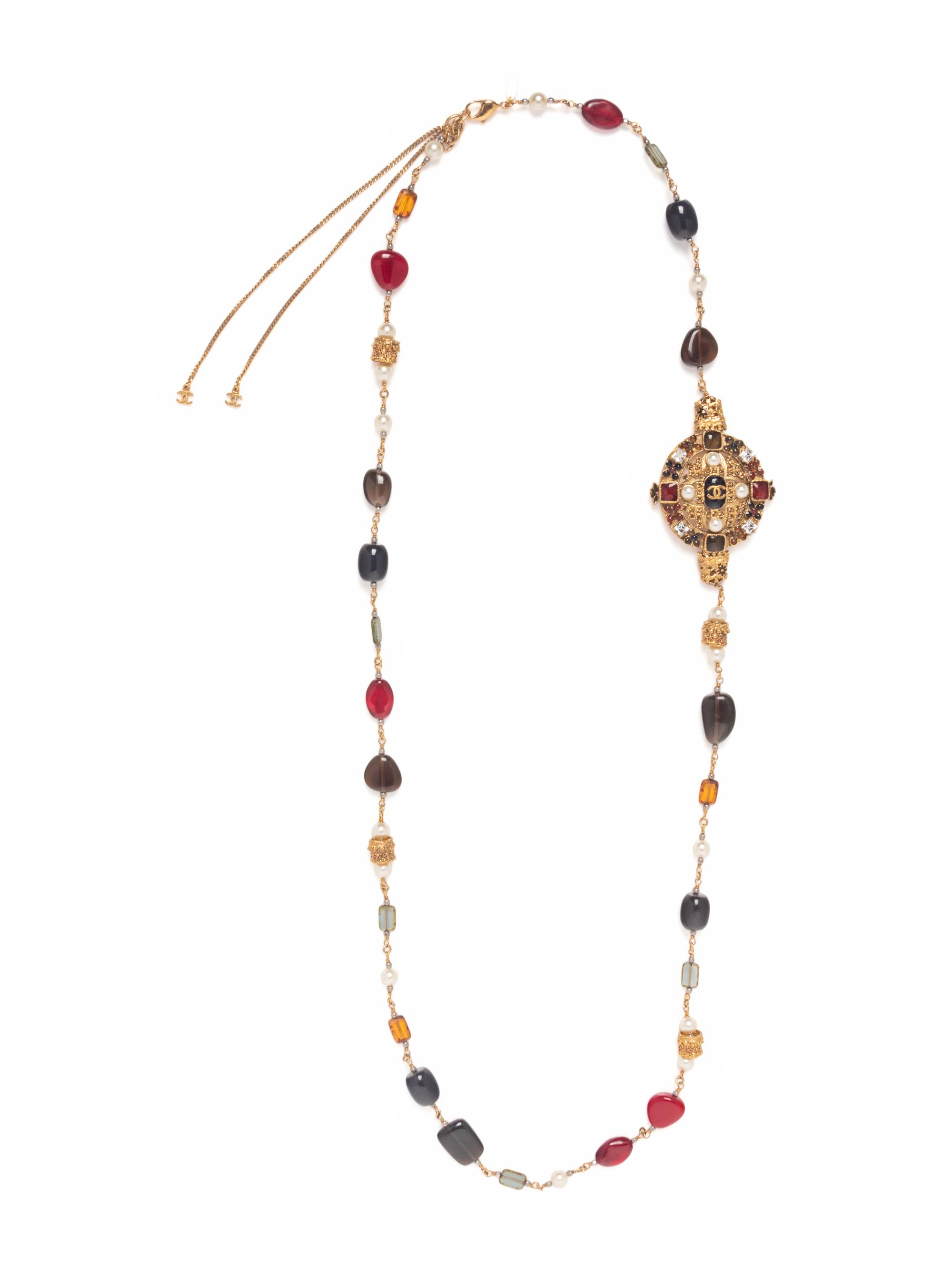 Chanel Gripoix Sautoir Necklace, 2011