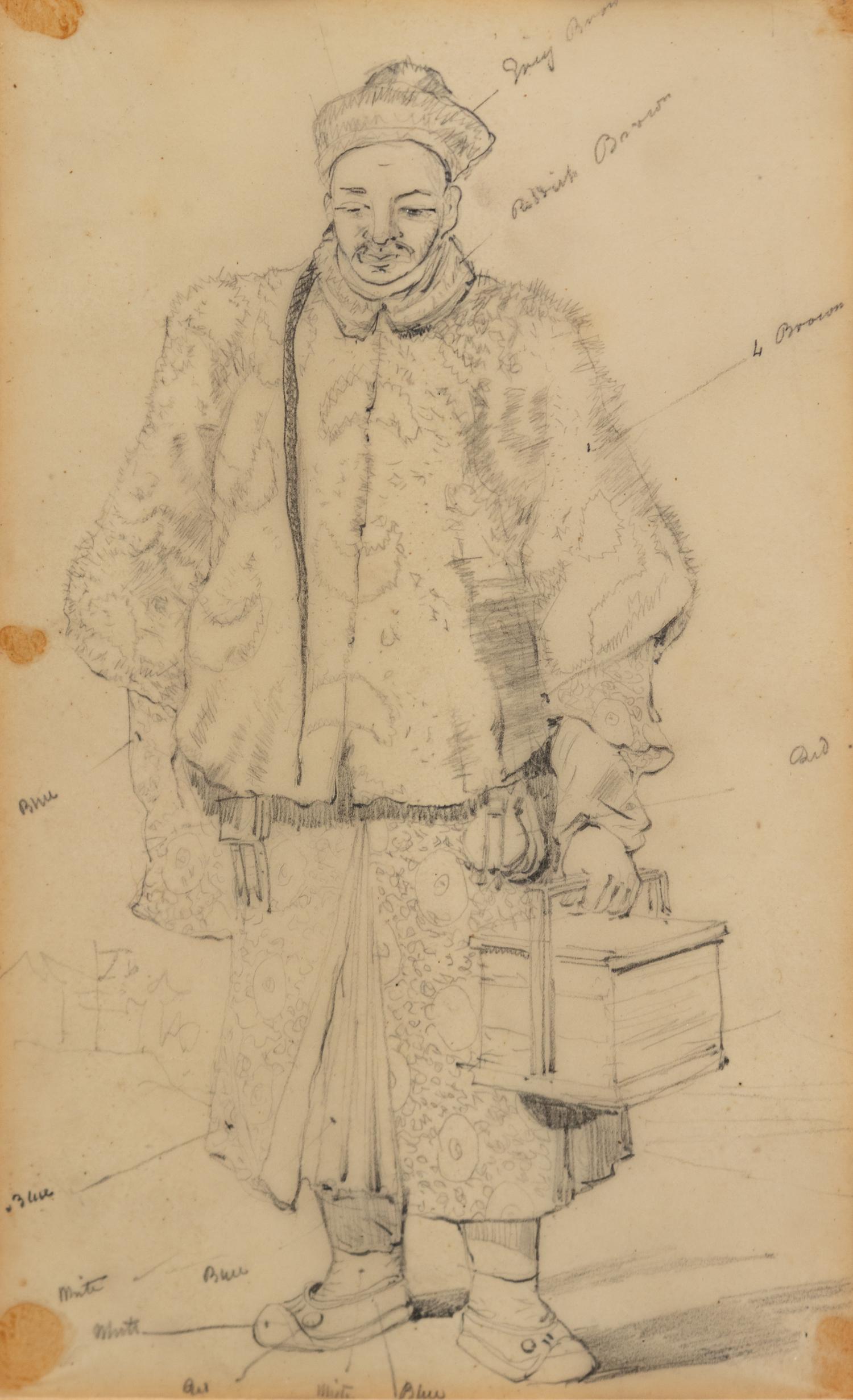 Three Sketches of Chinese Figures