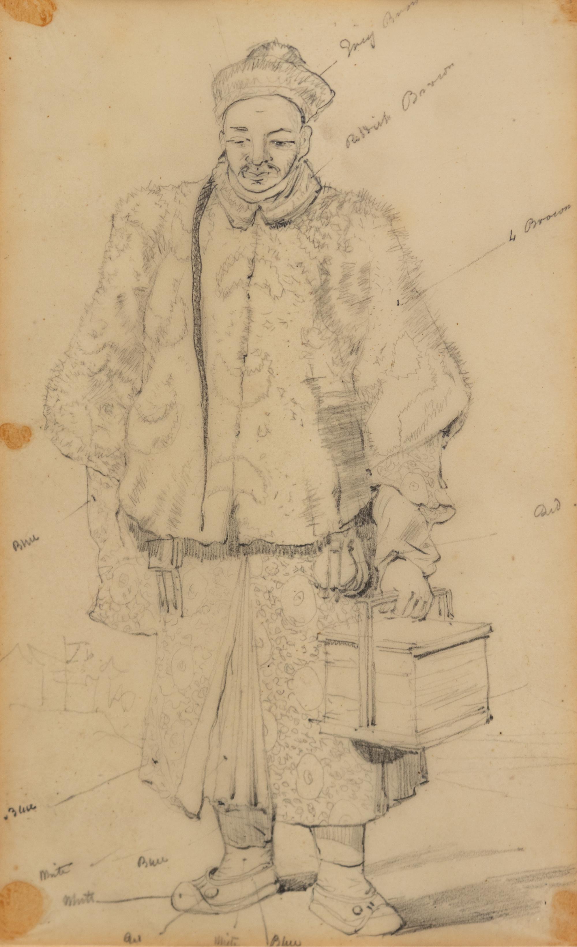 Three Sketches of Chinese Figures