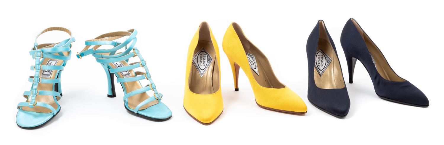 Three Pairs of Gianni Versace Heels, 1990s