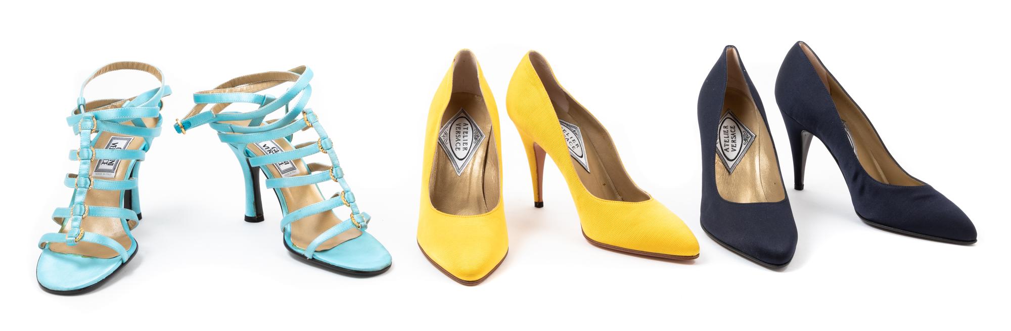 Three Pairs of Gianni Versace Heels, 1990s