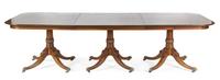 A Regency Style Mahogany Extension Table Height 29 1/2 x width 113 1/2 x depth 48 inches. — FIRST HALF 20TH CENTURY