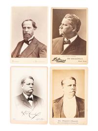 [HANCOCK, Winfield Scott (1824-1886)]. A group of cabinet cards, advertising cards, and other ephemera related to Hancock's 1880 presidential campaign, comprising: