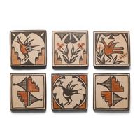 Sofia Medina (Zia, 1932-2010) — Painted Pottery Tiles