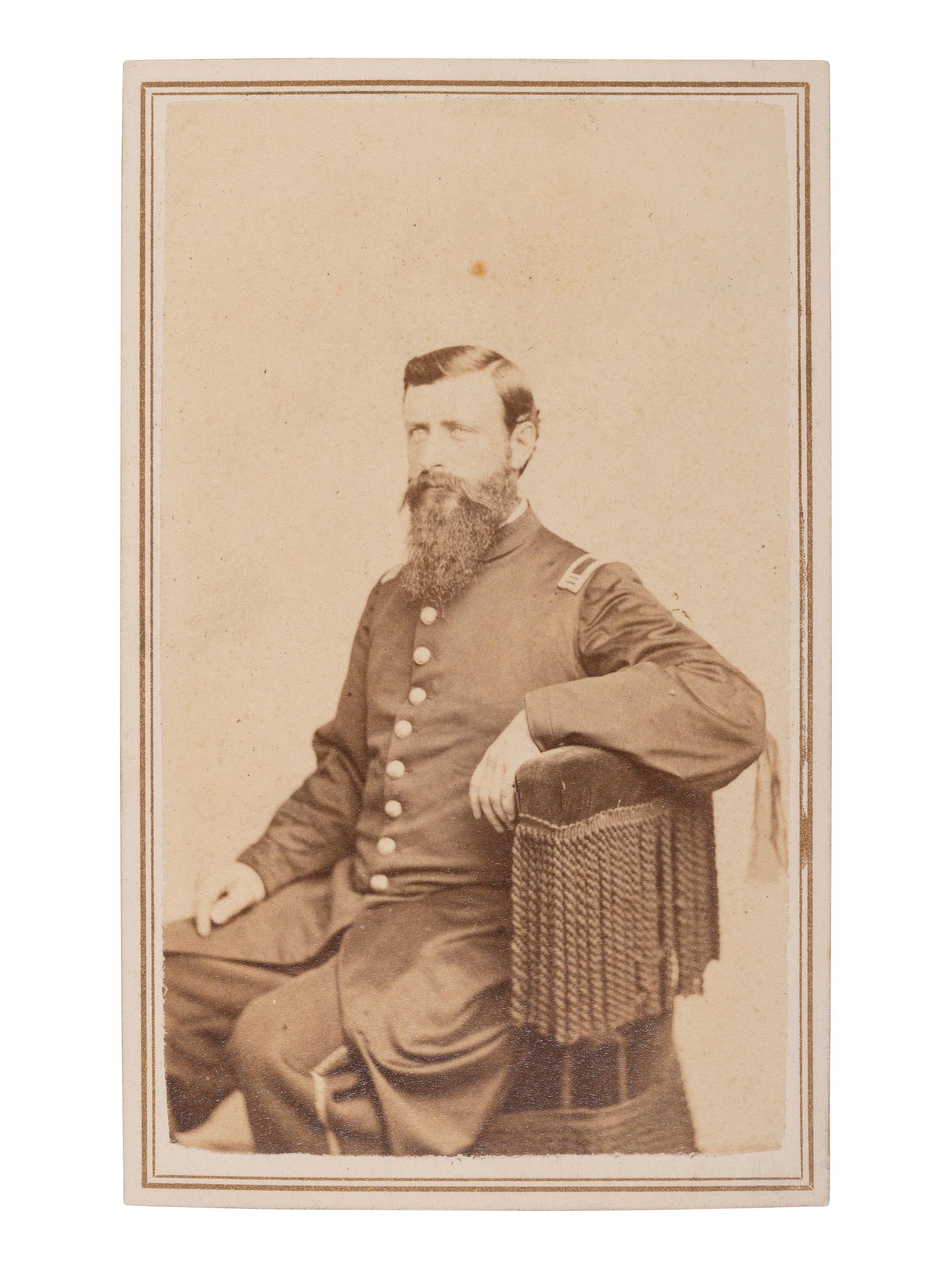 [CIVIL WAR]. A trio of CDV albums identified to the Heath, Higginson, and Shaw families of Massachusetts, highlighted by cartes de visite of Col. Robert Gould Shaw, 54th Massachusetts African American Infantry, his sisters, and other officers.