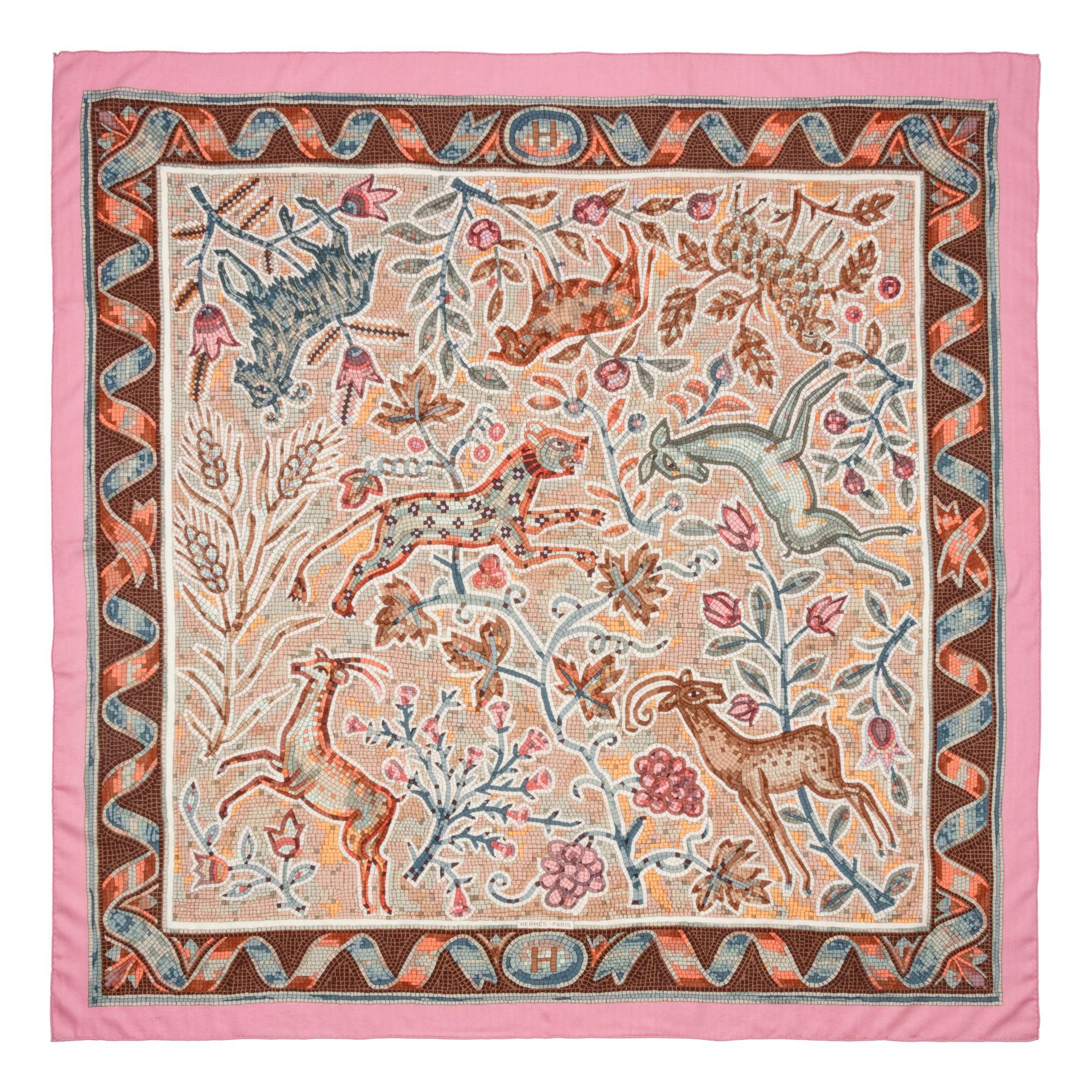 Hermès 140cm Cashmere & Silk Shawl