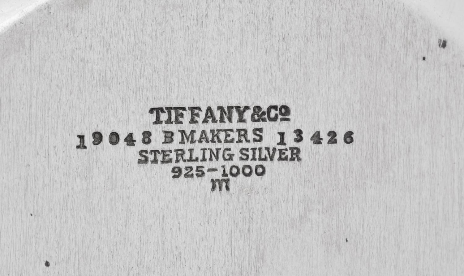 A Tiffany and Co. Silver Smoking Tray