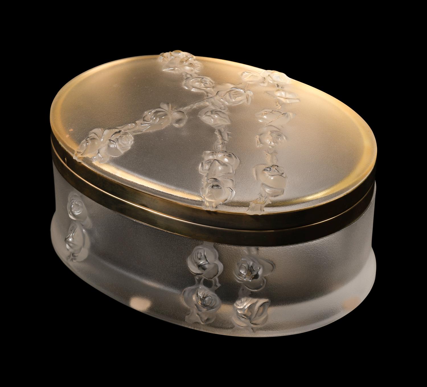 A Group of Four Lalique Dresser Articles