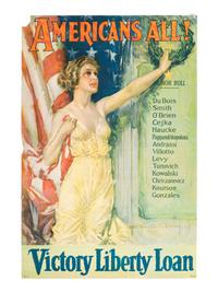 [WORLD WAR I]. A group of 11 posters, including 4 featuring artwork by Howard Chandler Christy, comprising: