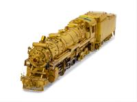 A Samhongsa Brass HO-Gauge 2-10-4 Locomotive and Tender