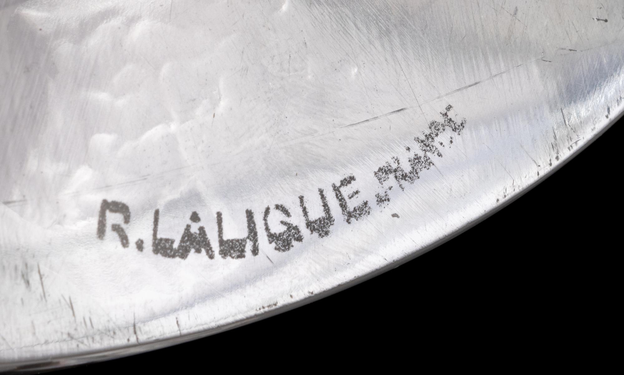 A Lalique Luxembourg Sculpture and a Lalique Chrysis Figure