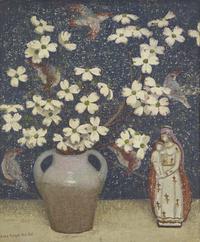 Dogwood with Blue Madonna , 1946