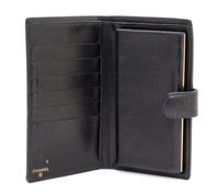 A Chanel Black Caviar Leather Wallet, 7" x 4" x .5".