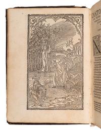 [BINDING -- FUGGER BINDER]. DANTE ALIGHIERI (1265-1321). Comedia...con la Dotta & Leggiadra Spositione di Christophoro Landino . Venice: Bernardino Stagnino, 1536.