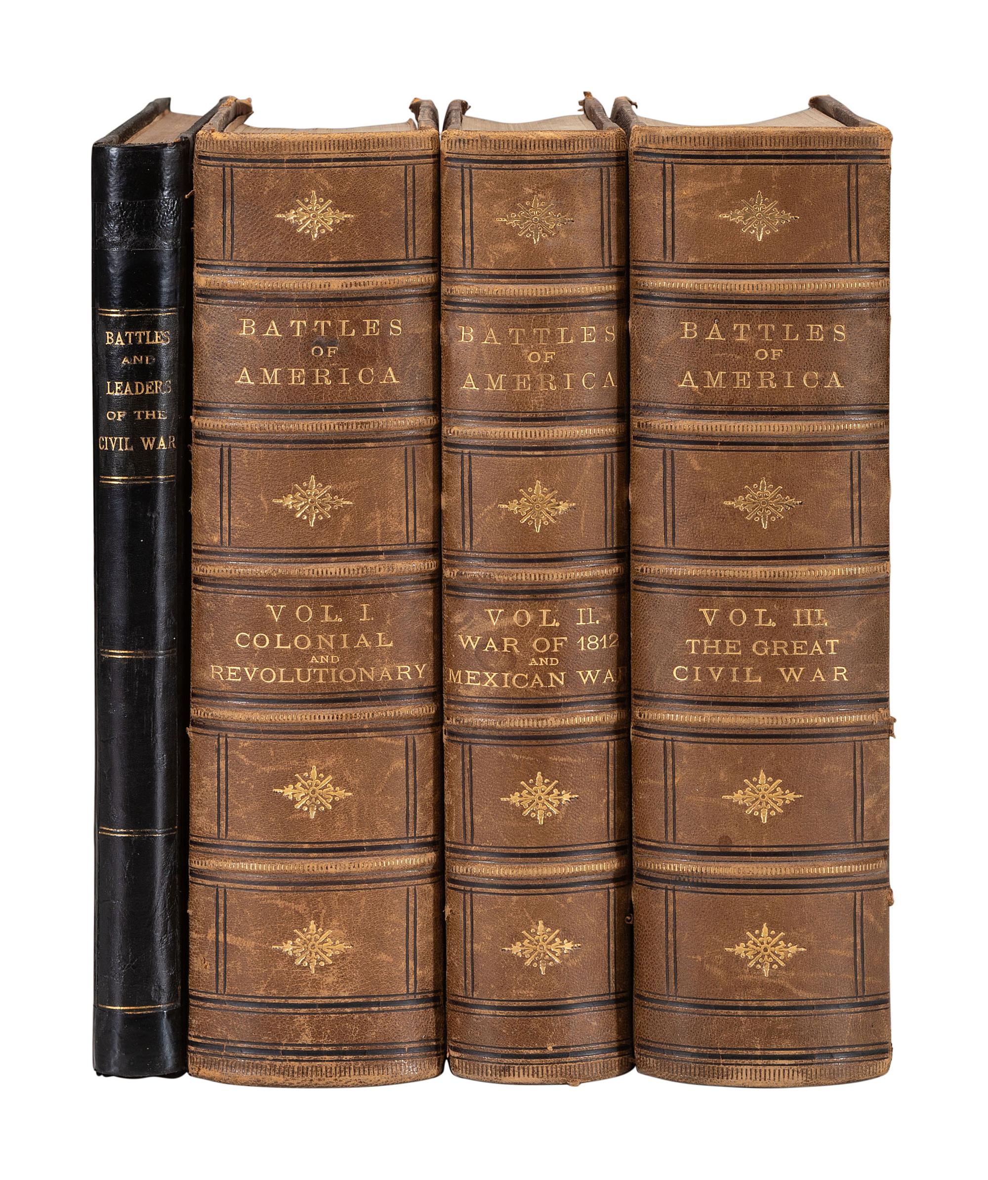 [CIVIL WAR]. TOMES, Robert. Battles of America, by Sea and Land... 3 vols.