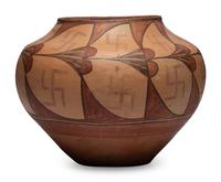 Zia Polychrome Pottery Olla