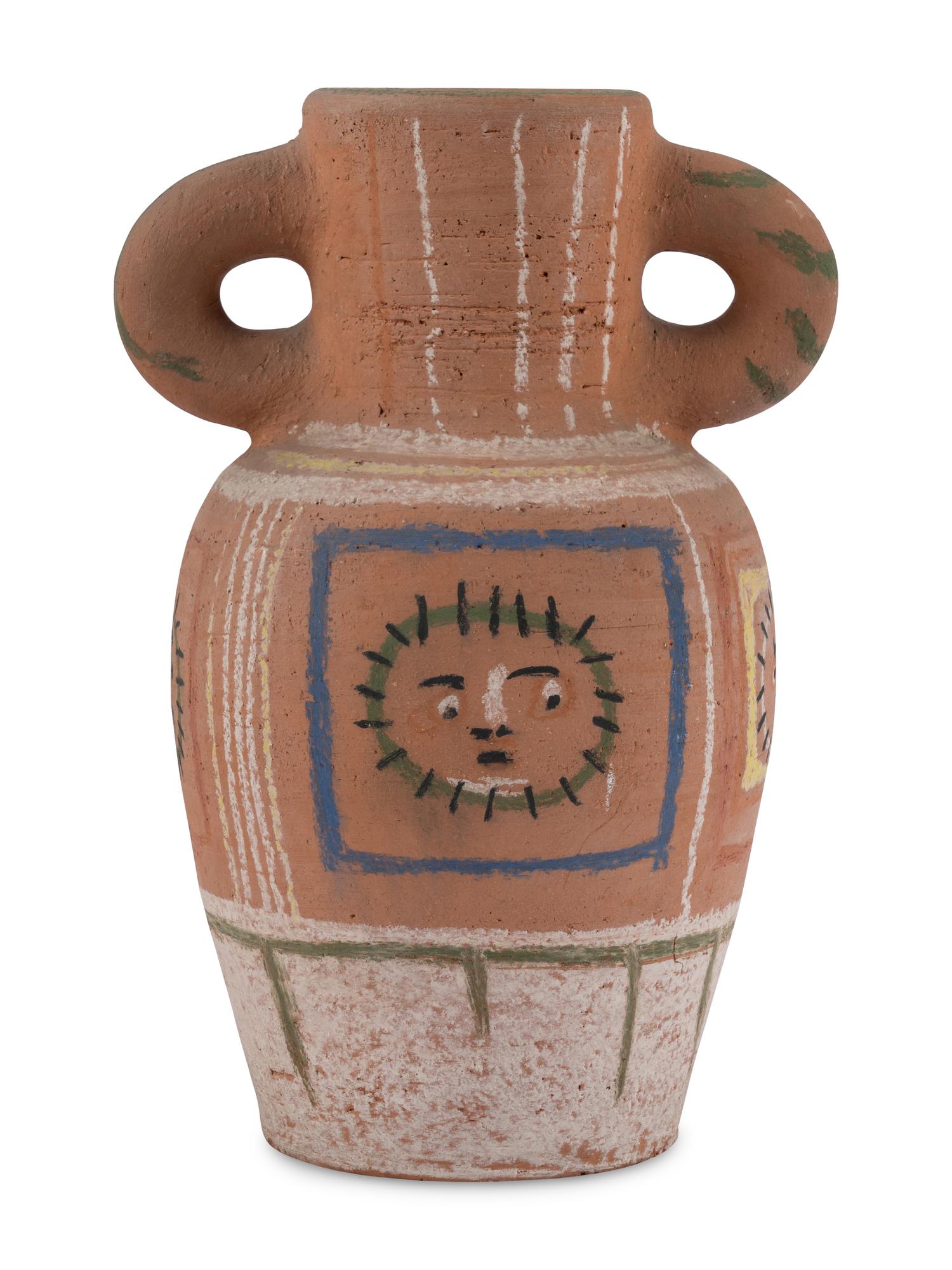 Vase au décor pastel (A.R. 190), 1953