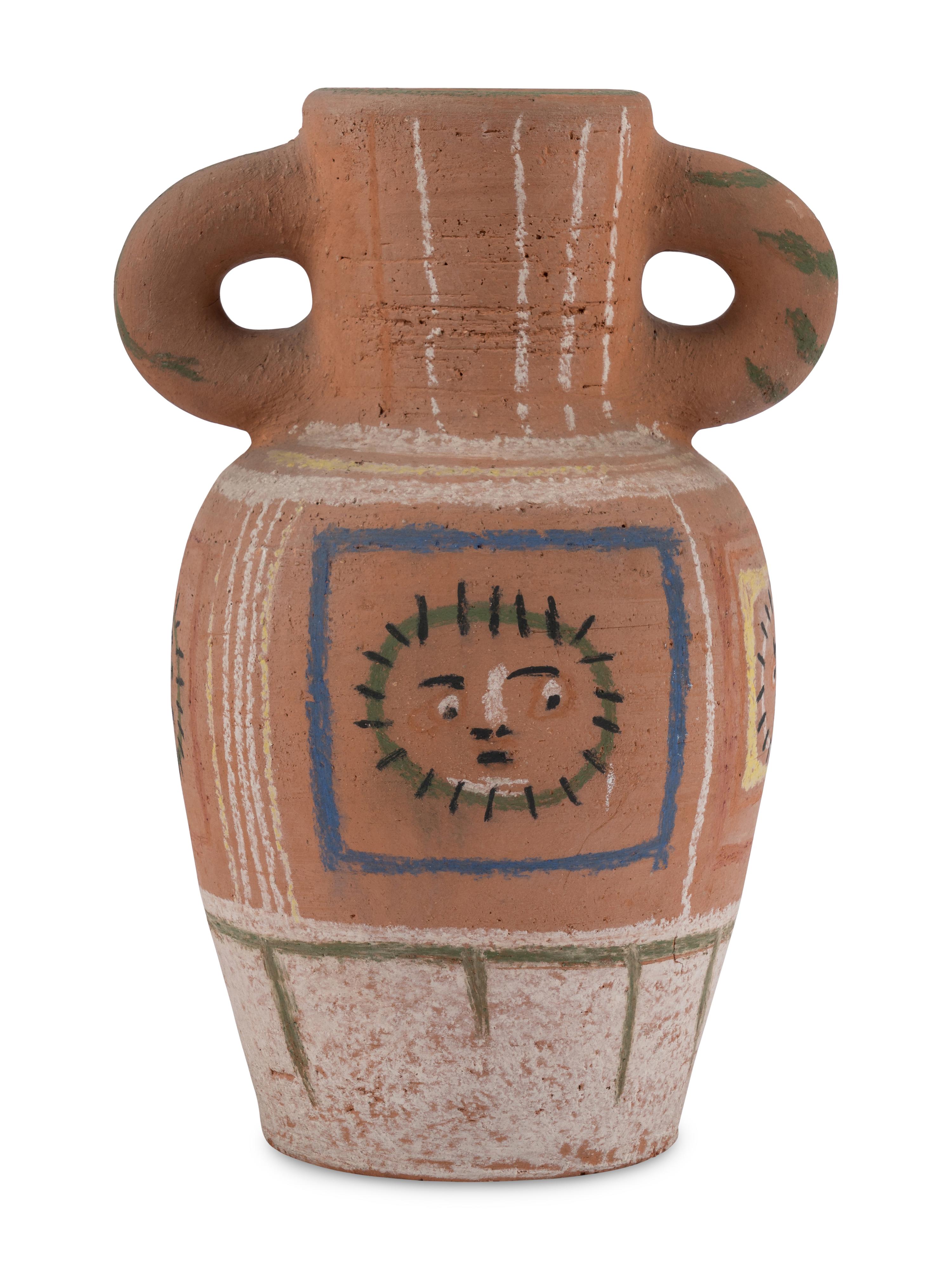 Vase au décor pastel (A.R. 190), 1953