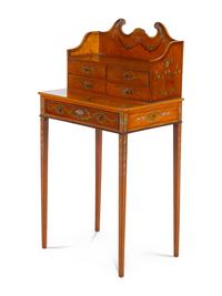 An Edwardian Painted Side Table