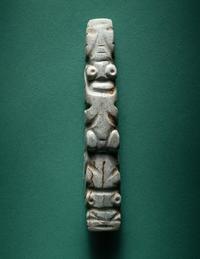 A Maya Jade Zoomorphic Pendant