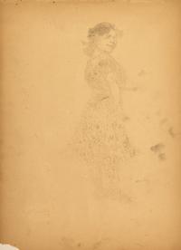 Woman with Fan; with Study of a Spanish Dancer (A Double-Sided Work)