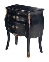 A Pair of Vangelista Mobili Gilt Metal Mounted Commodes
