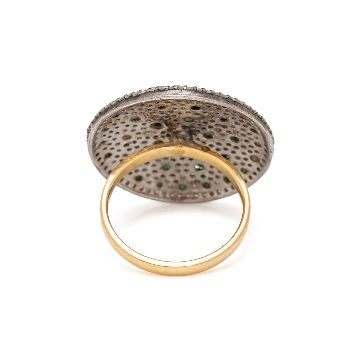TURQUOISE AND DIAMOND RING