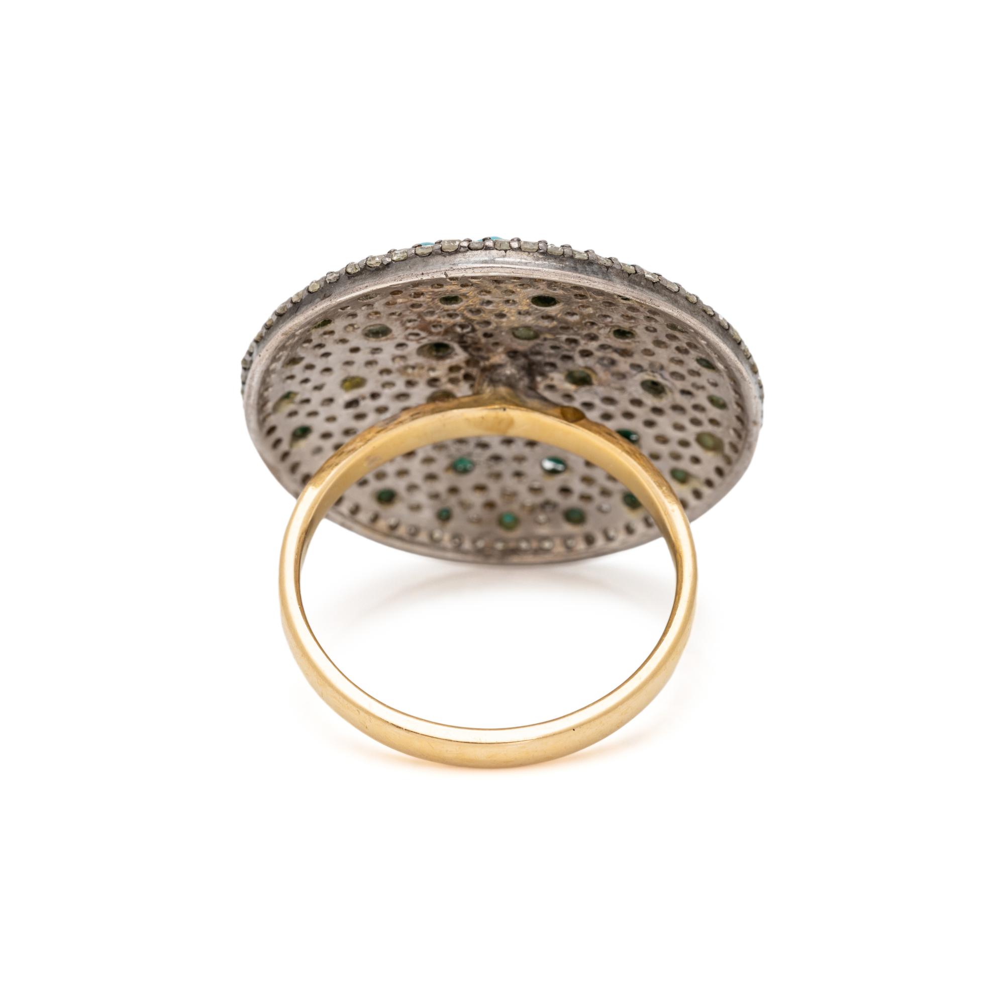TURQUOISE AND DIAMOND RING
