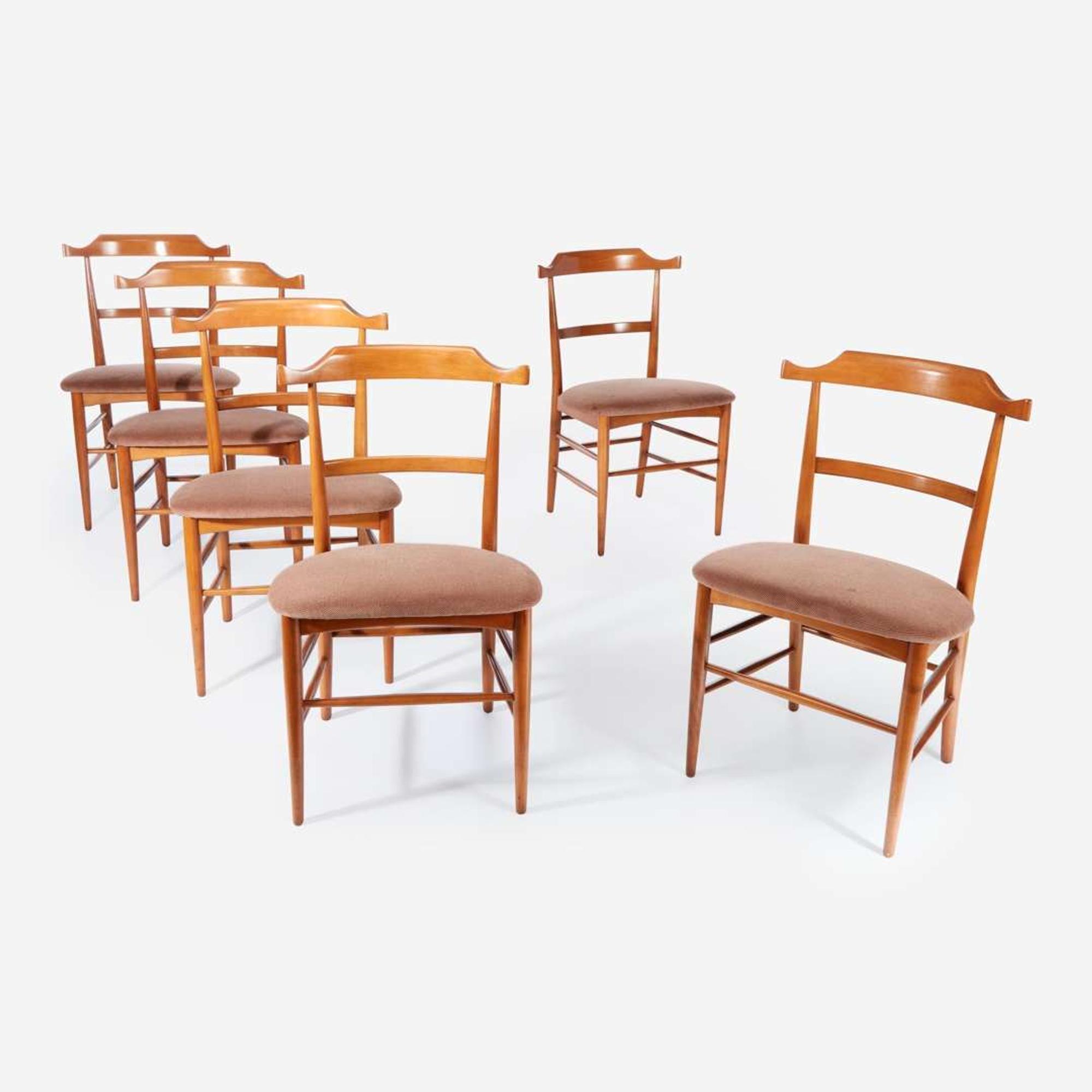 Milo Baughman A Set of Six Dining Chairs, Murray Furniture, USA, circa 1950