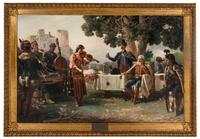 Francis II Rákóczi Listening to Czinka Panna, 1735