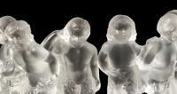 A Pair of Lalique Luxembourg Bookends