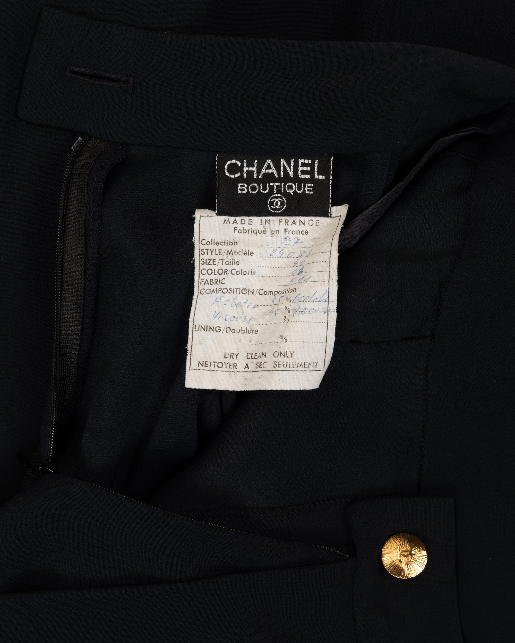 Five Pairs of Designer Pants: Four Chanel and One Gucci, 1980s-90s