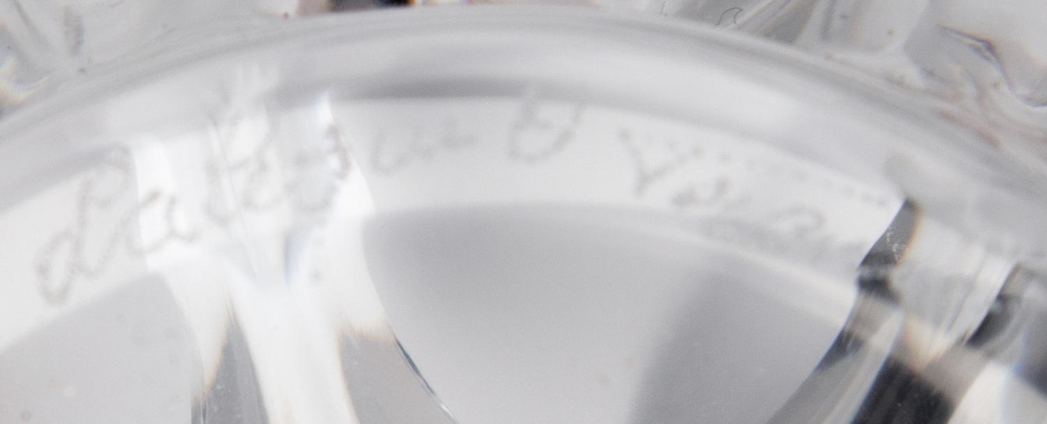 A Lalique Ichor Vase and Marie-Claude Vase
