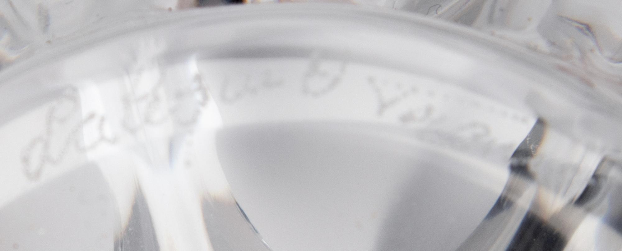 A Lalique Ichor Vase and Marie-Claude Vase