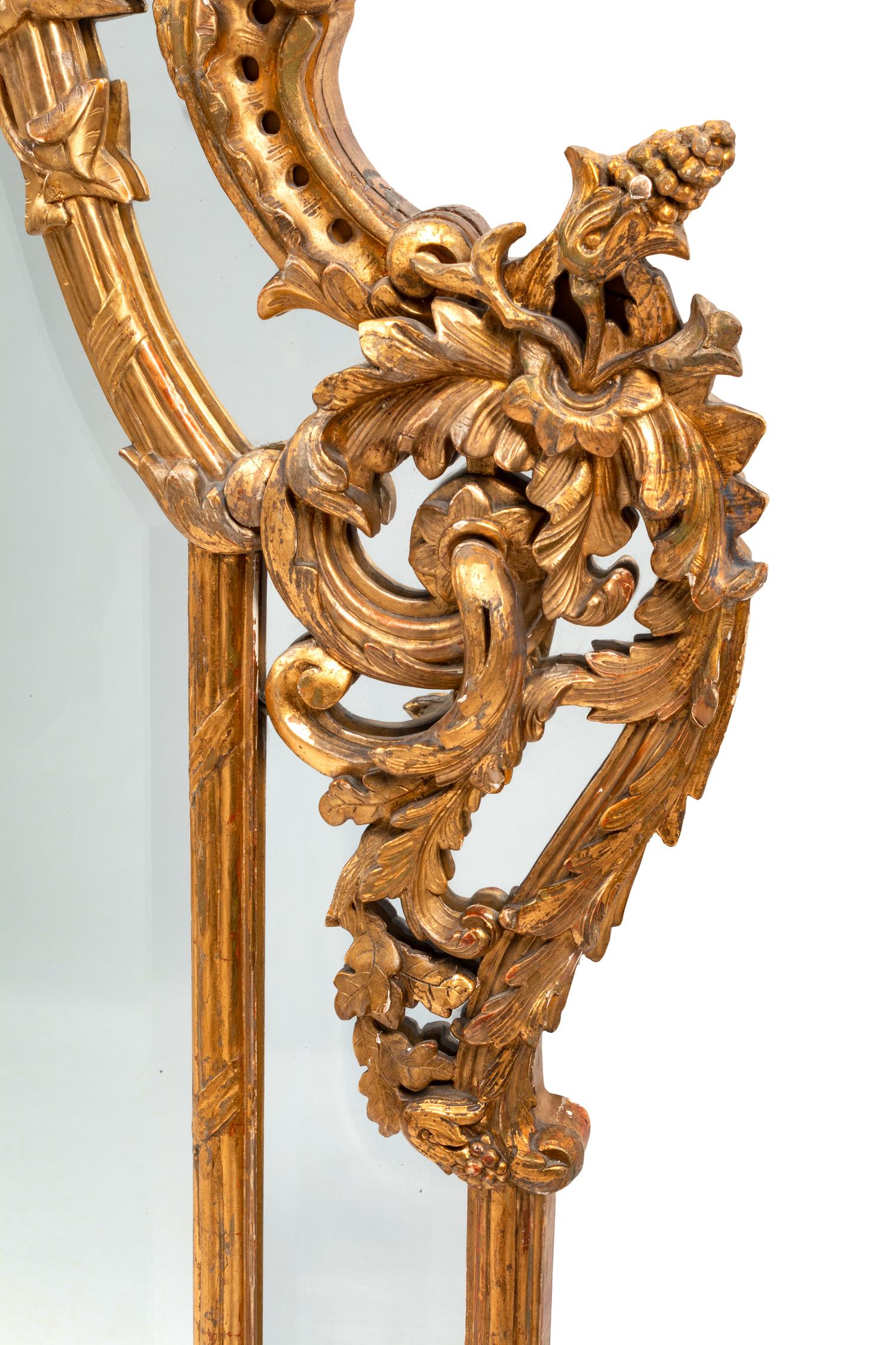 A Régence Style Giltwood Mirror