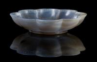A Mughal-Style Agate Dish Diameter 6 1/2 inches.