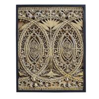 A Louis Sullivan Designed Plaster Fragment from the Garrick Theater 32" W x 2" D x 40" H — United States, Circa 1891