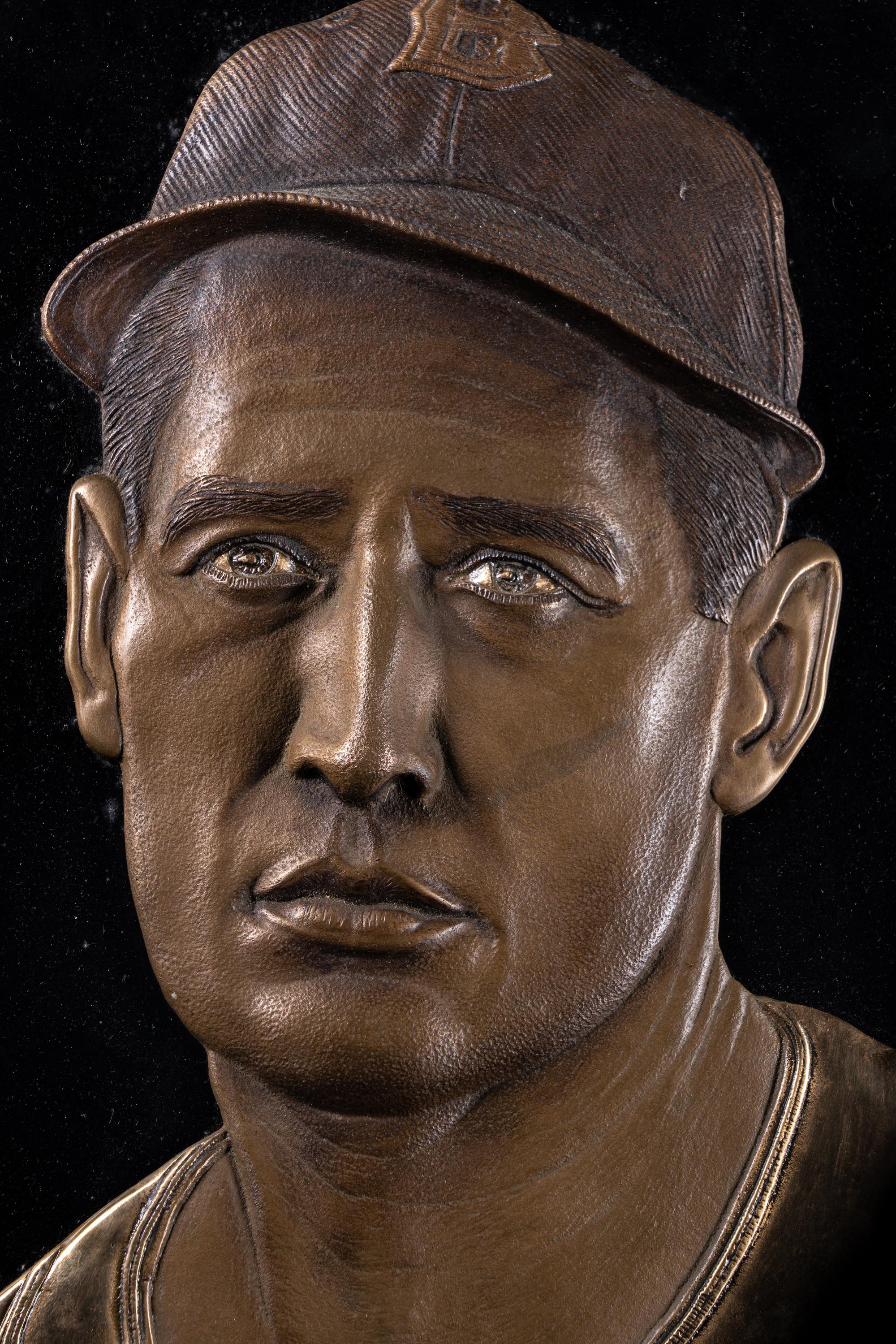 A Limited Edition Armand LaMontagne Ted Williams Bronze Sculpture,