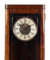 An Austrian Secessionist Mahogany Long Case Clock