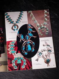 Large Navajo Sterling Silver and Turquoise Statement Necklace