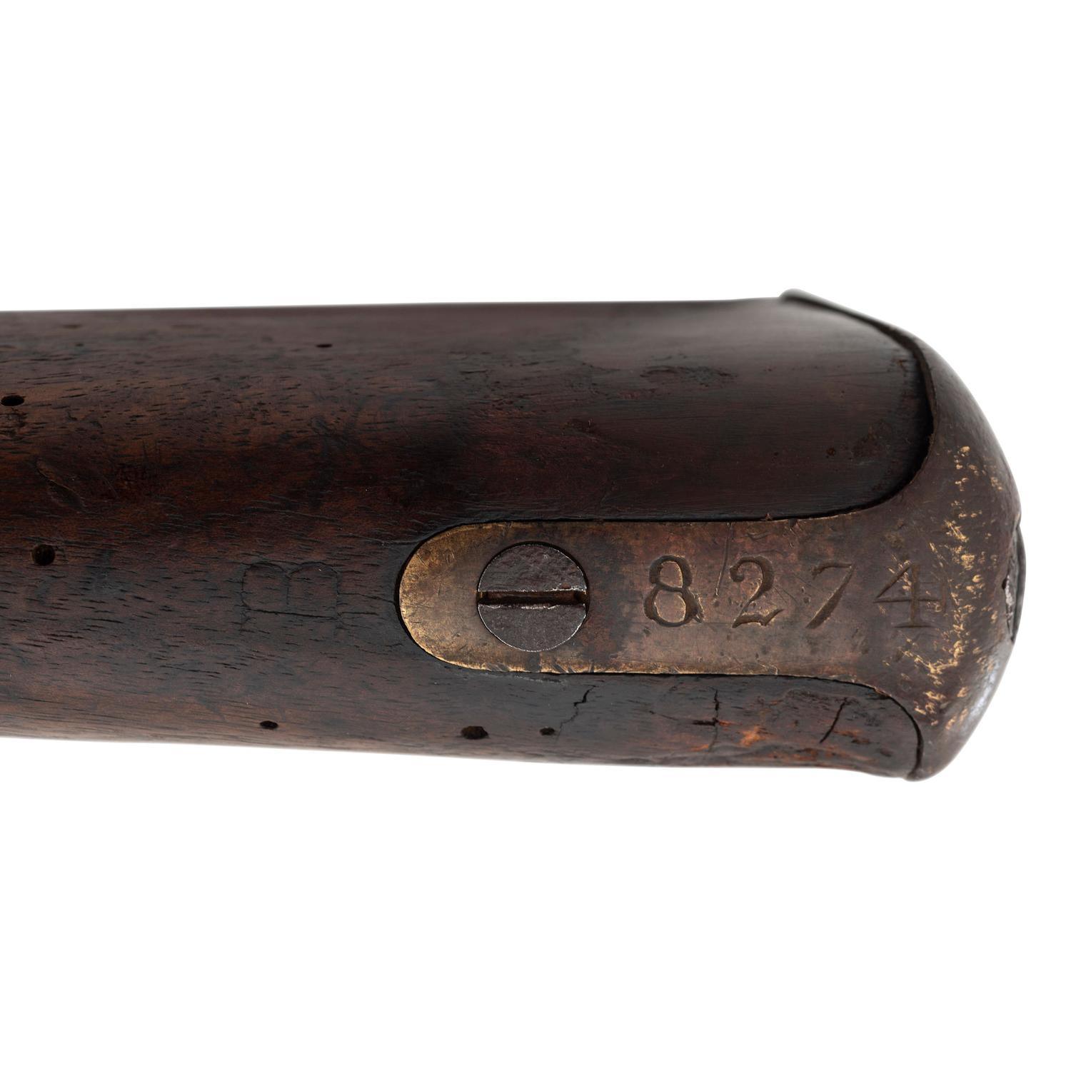 Rare Confederate Inventory Numbered and Imported Pattern 1853 Enfield Rifle Musket