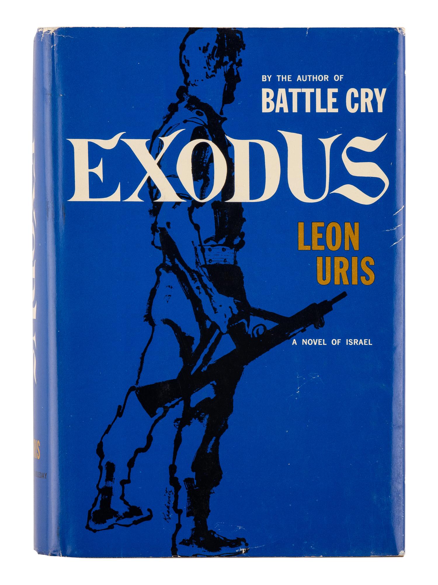 URIS, Leon (1924-2003). Exodus . Garden City: Doubleday, 1958.