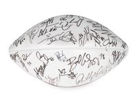 A 2000 Chicago Bears Team Signed Autograph Football - Brian Urlacher Rookie Season (Beckett Authentication Services Letter),