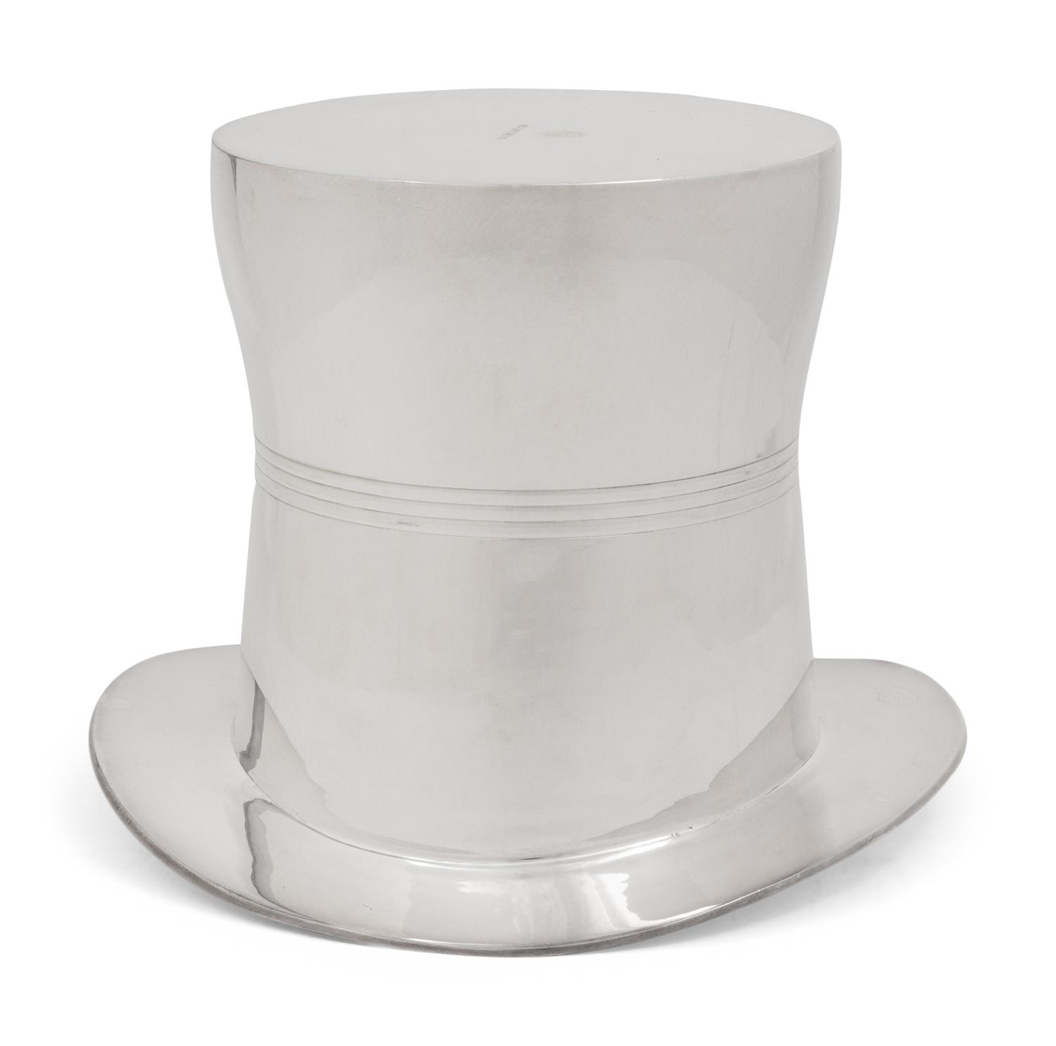 Five Ralph Lauren Silver-Plate 'Top Hat' Wine Coolers