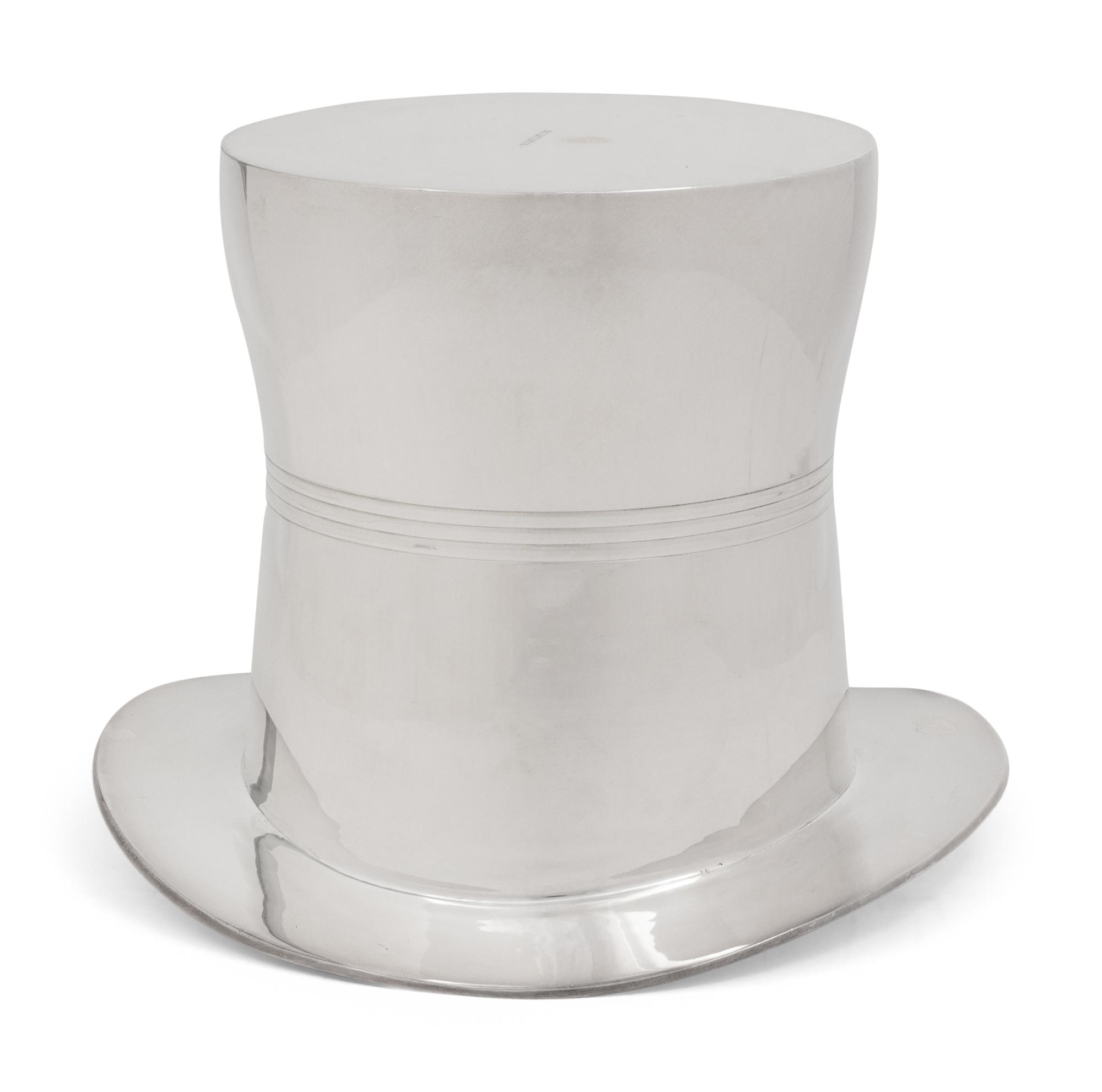 Five Ralph Lauren Silver-Plate 'Top Hat' Wine Coolers