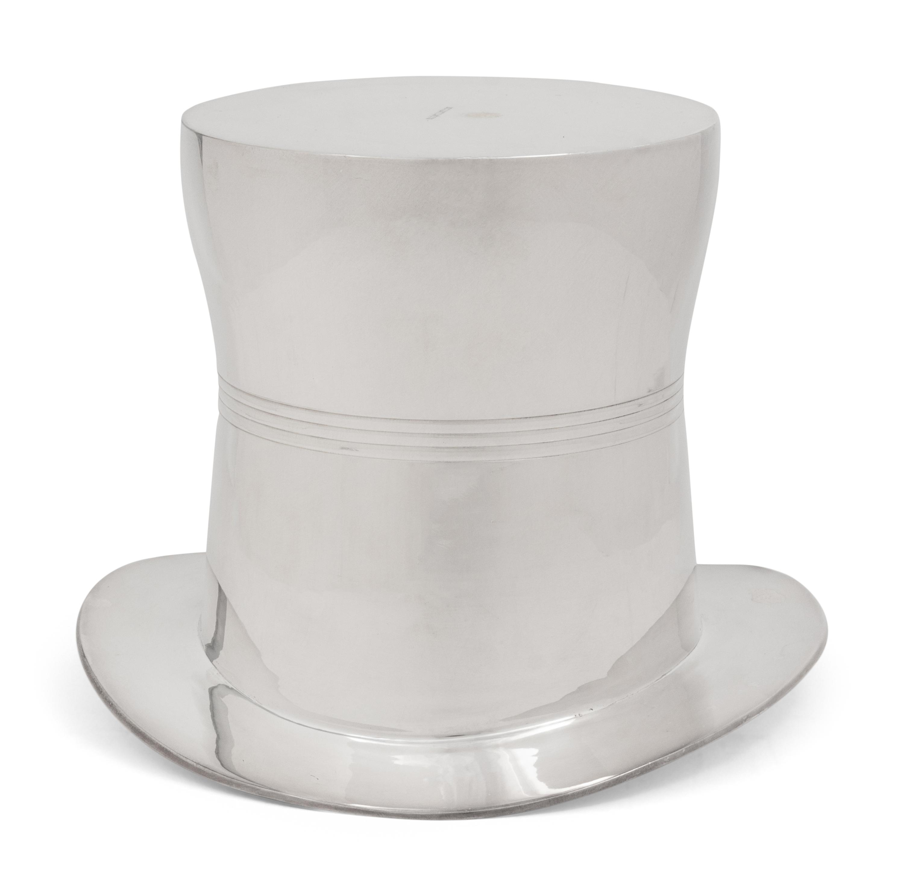 Five Ralph Lauren Silver-Plate 'Top Hat' Wine Coolers