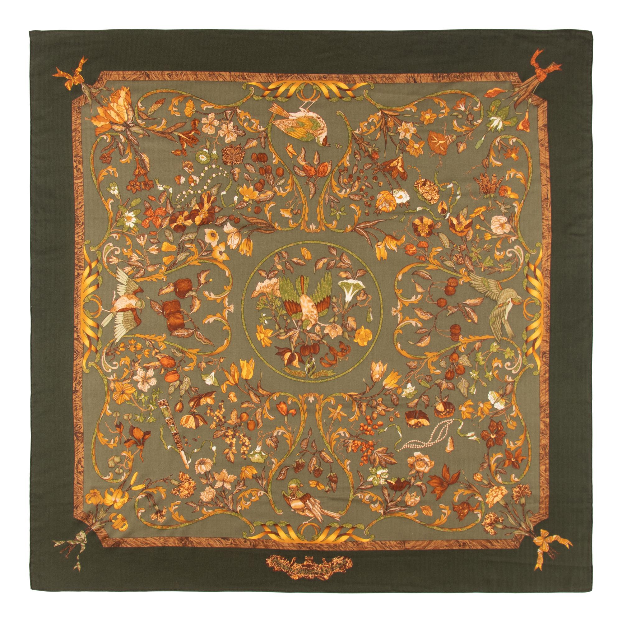 Hermès 140cm Cashmere/Silk Scarf