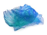 Two Daum Pate-de-Verre Glass Plates — 20TH CENTURY